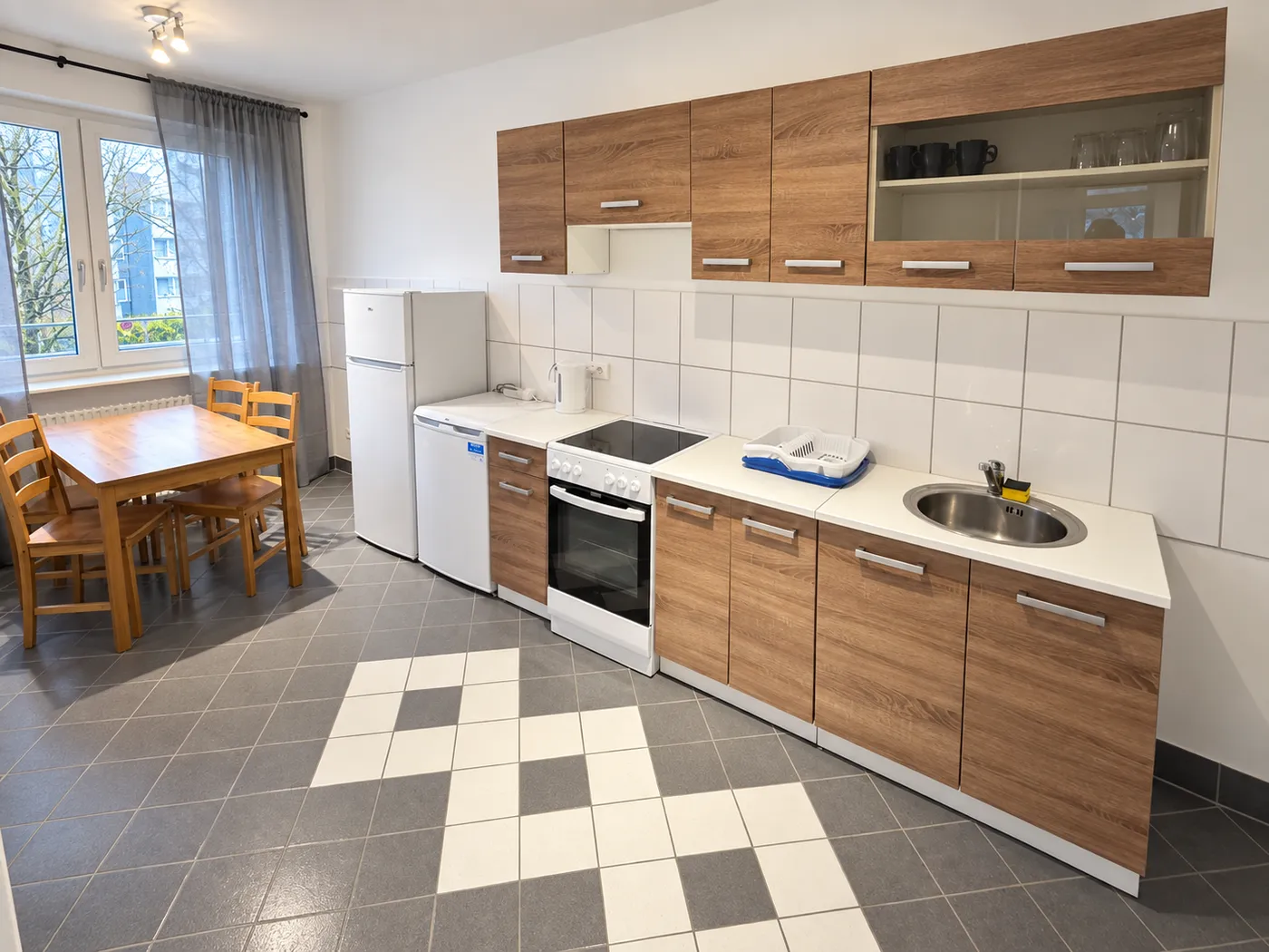 Küche mit Essplatz in der Wohnung in Wuppertal-Ronsdorf