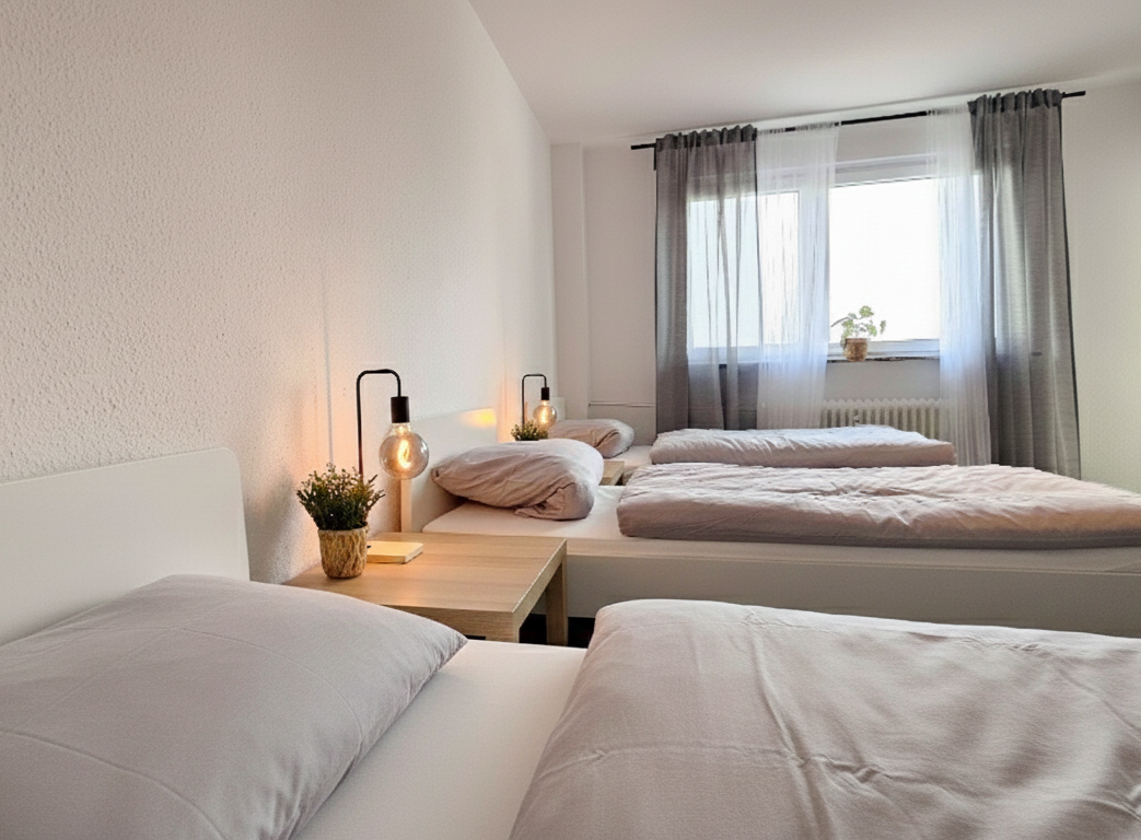 4-Zimmer-Wohnung oder Haus (ab 7 Personen)